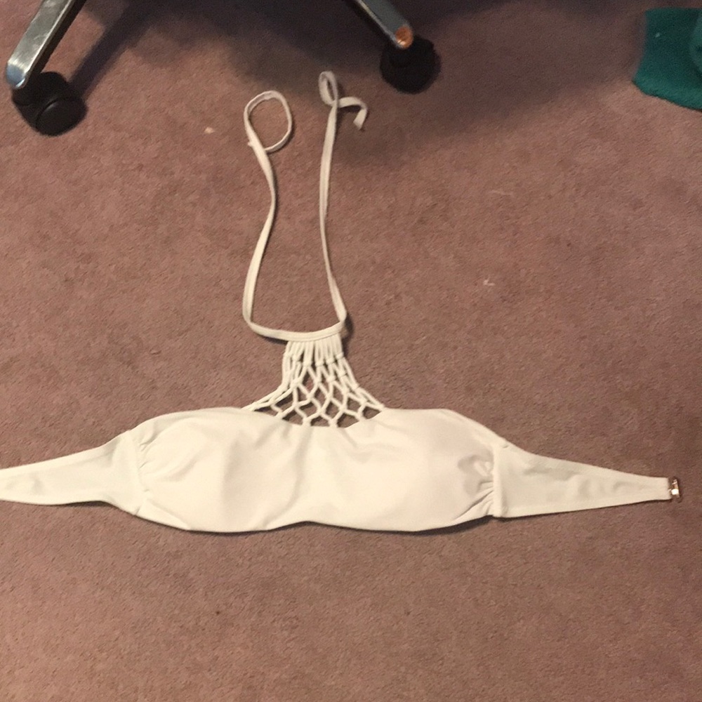 White bikini top